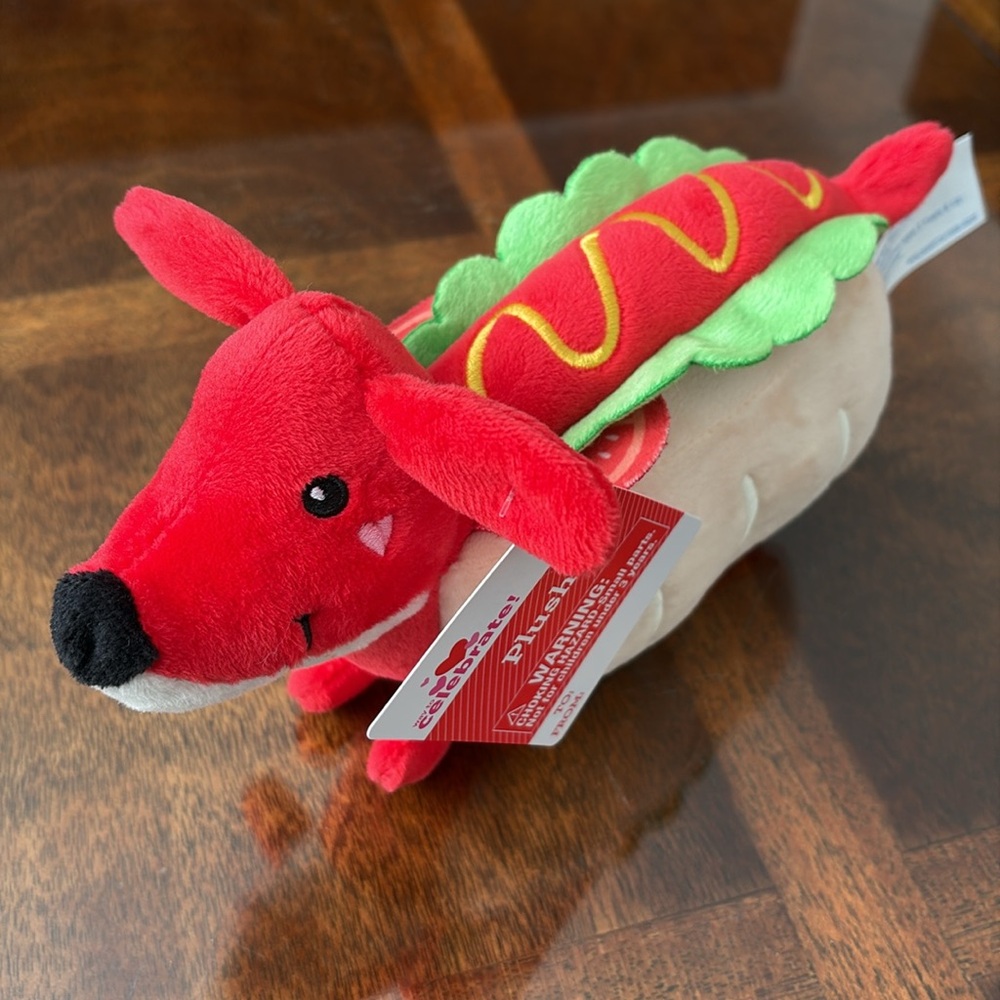 Hotdog Puppy Hot Dog Weiner Plush Stuffed Animal Play Toy Way To Celebrate New